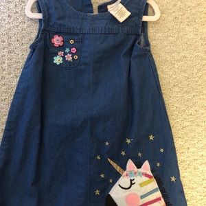 Toddler jean dress